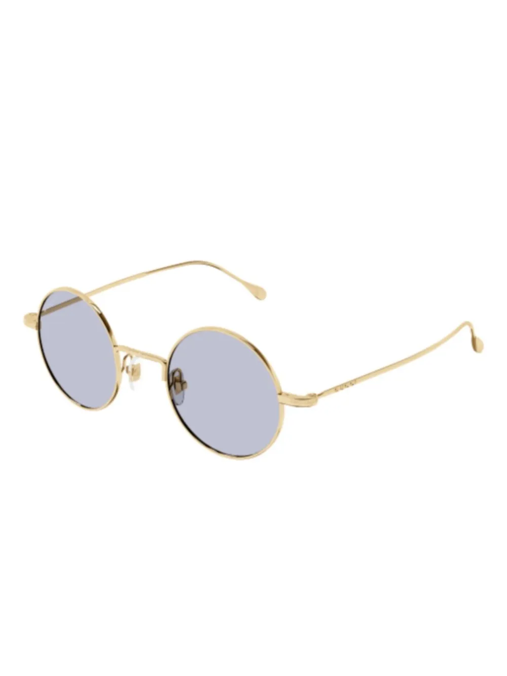 Gucci Eyewear Zonnebril met rond montuur - Goud