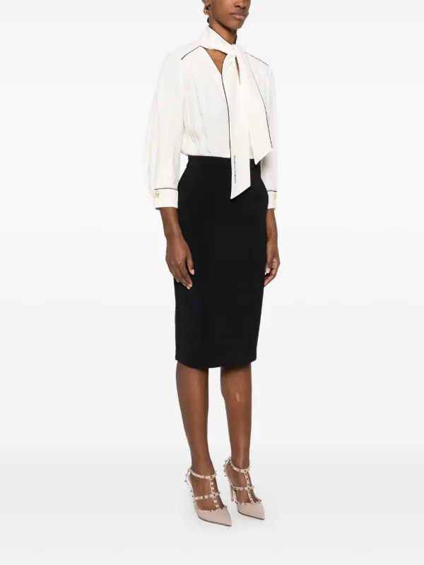 Elisabetta Franchi ジョーゼット クレープ ドレス Elisabetta Franchi ジョーゼット クレープドレス