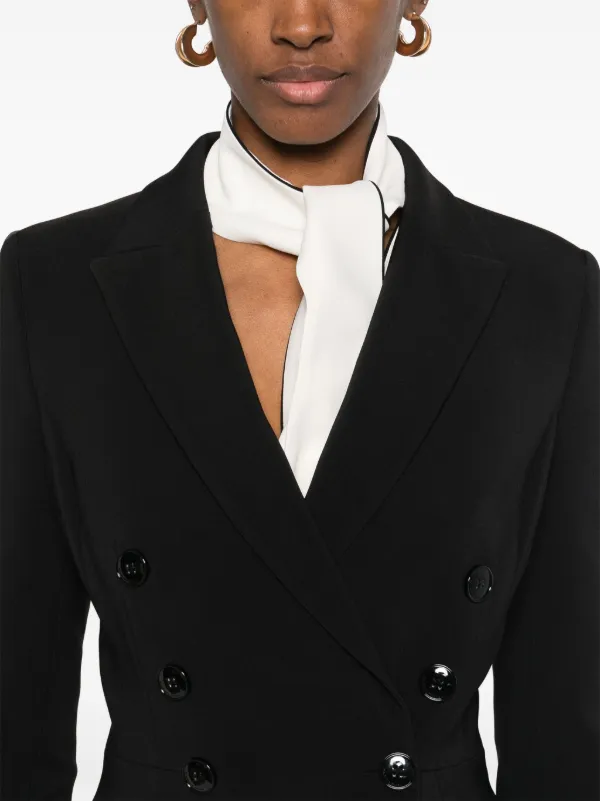Elisabetta Franchi double-breasted Blazer | Black | FARFETCH AU