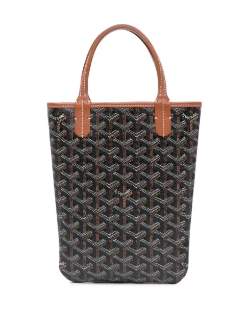 Goyard Pre-Owned bolsa satchel Goyardine Poitiers 2018