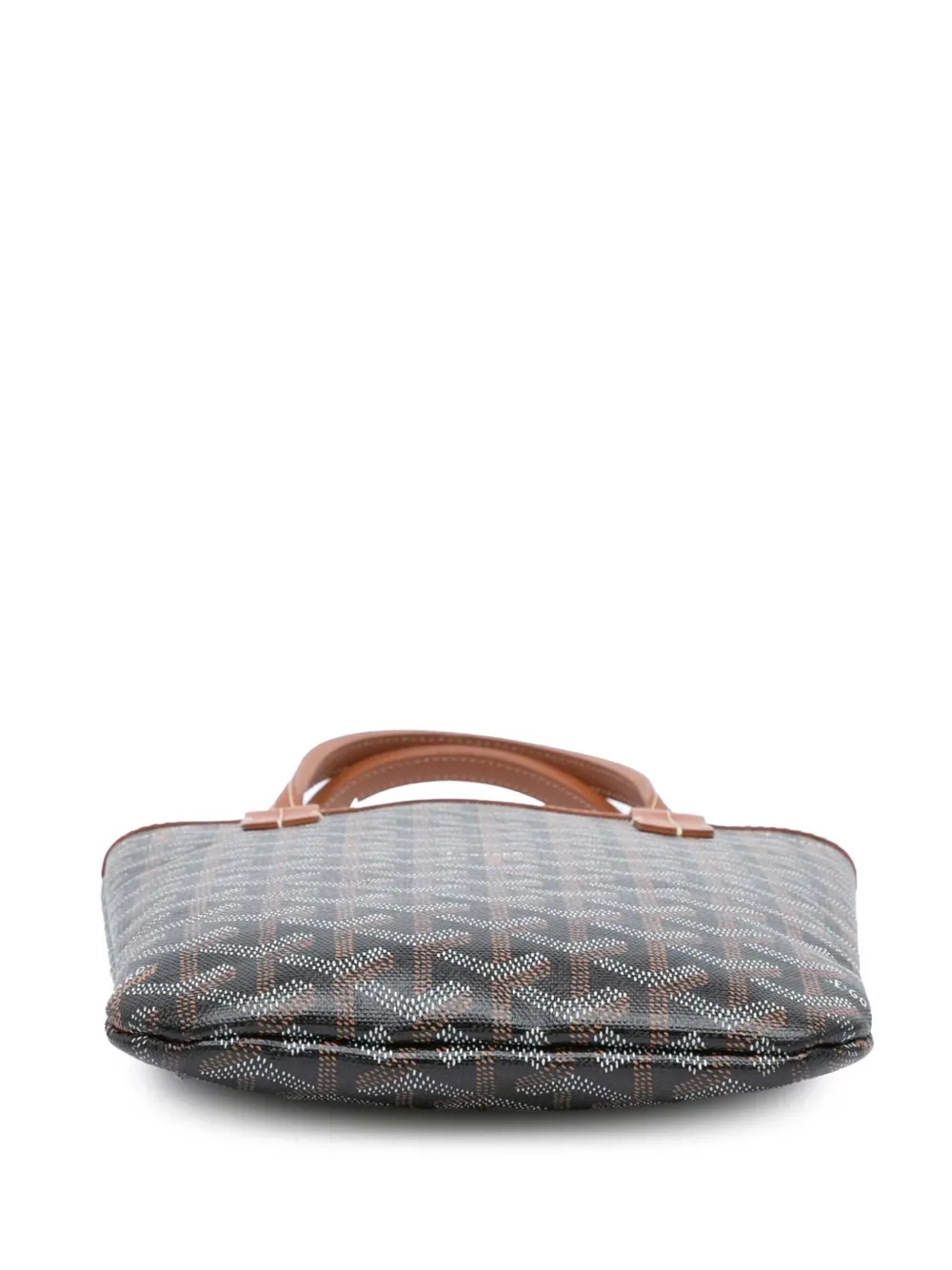 Pre-owned Goyard 2018 Ine Poitiers Satchel In Black