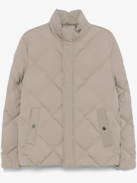 Canali diamond-quilted jacket