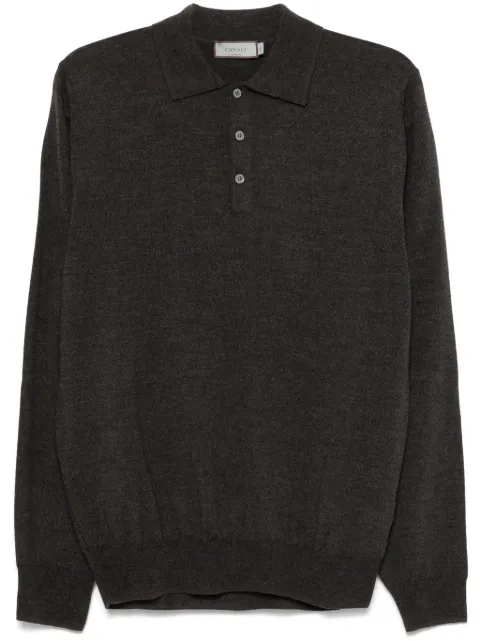Canali wool polo shirt
