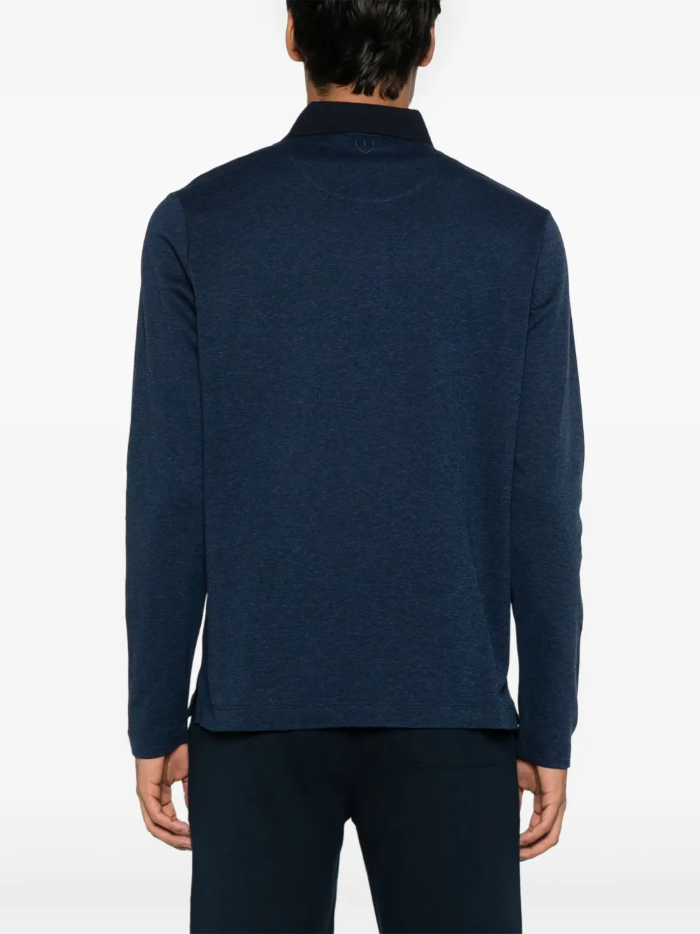 Canali Katoenen poloshirt Blauw