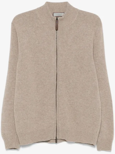 Canali cardigan à fermeture zippée