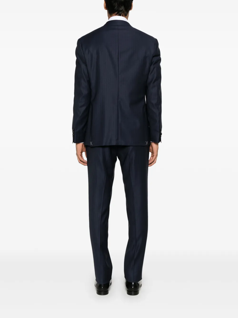 Canali Pak met enkele rij knopen Blauw