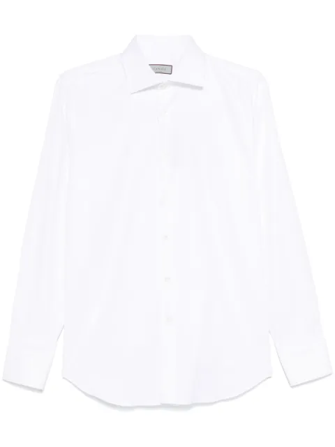 Canali cut-away collar shirt