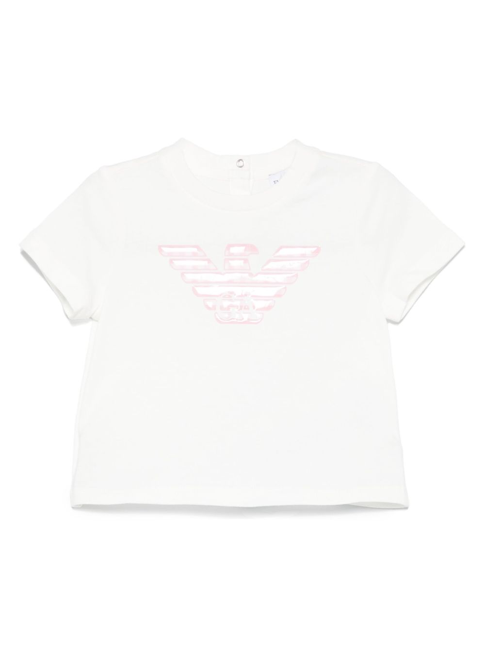 Emporio Armani Kids logo-appliqué T-shirt - White