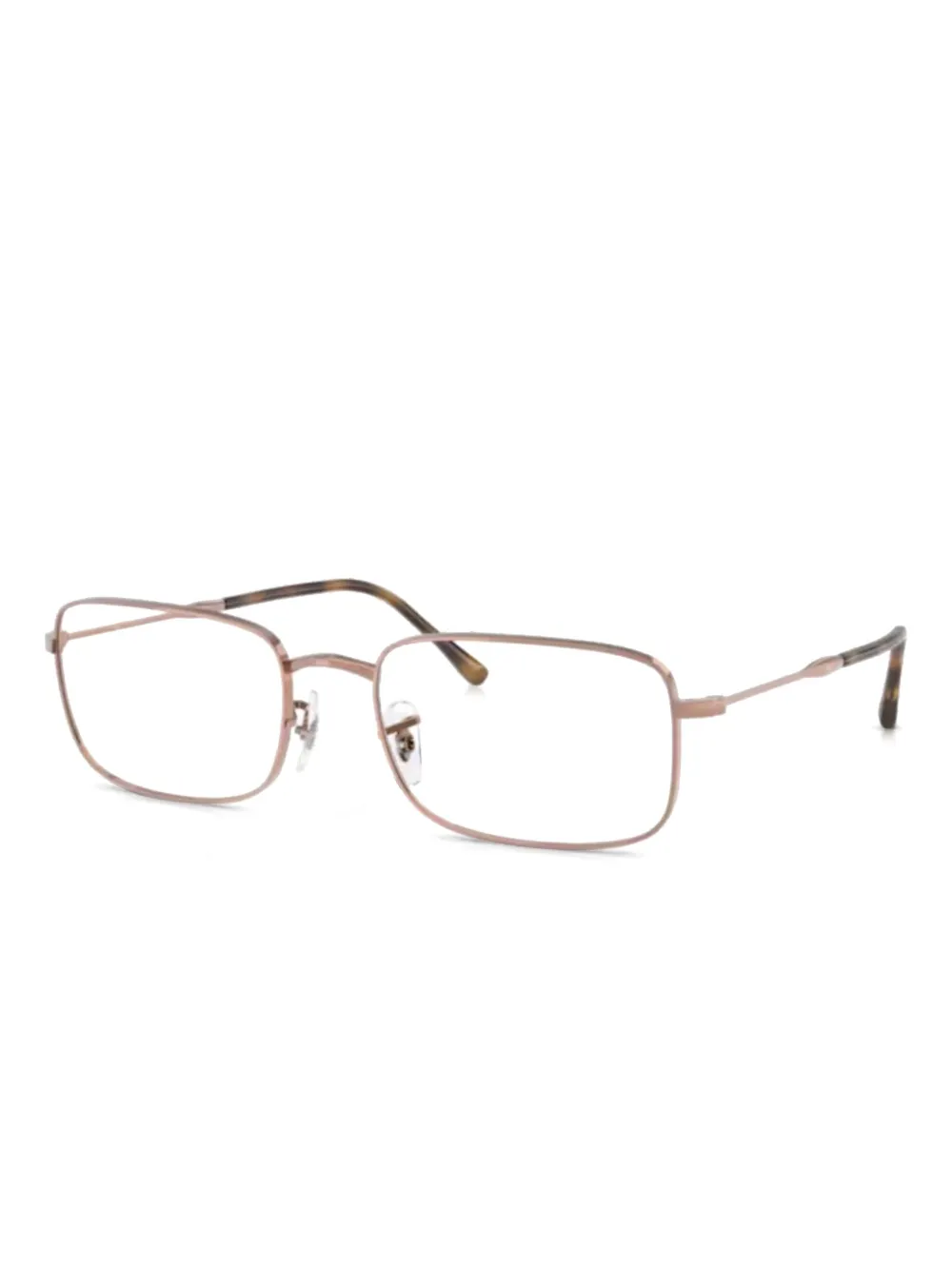 Ray-Ban rectangle-frame glasses | Gold | Image 1