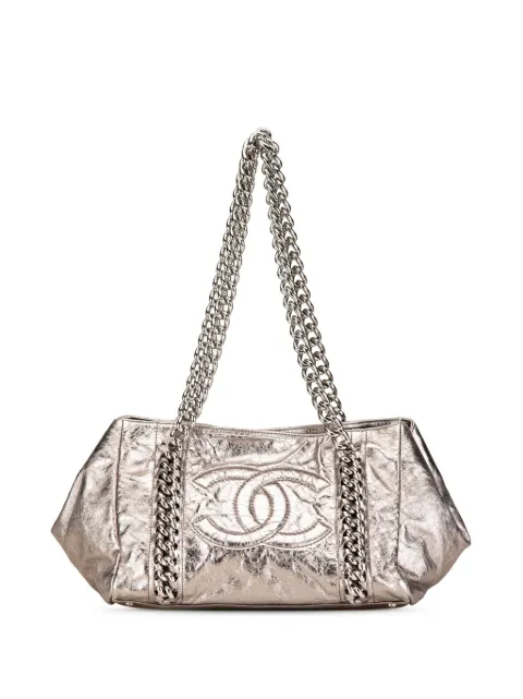 CHANEL Pre-Owned tote Medium Metallic Calfskin Modern Chain 2008-2009