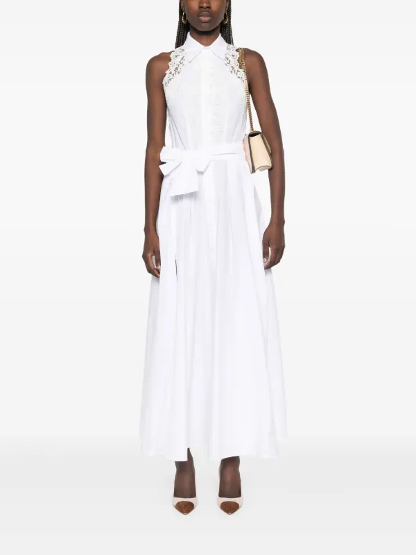 Ermanno Scervino Floral lace-detail Maxi Dress | White Ermanno Scervino Floral lace-detail Maxi Dress | White