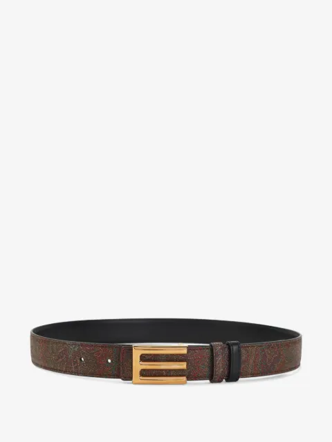 ETRO Cinto com logo na fivela
