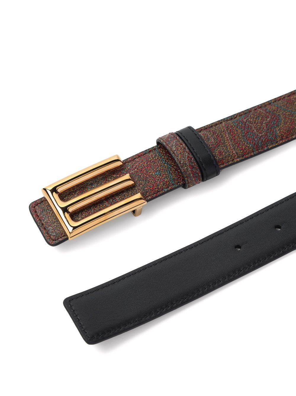 ETRO logo-buckle belt - Bruin