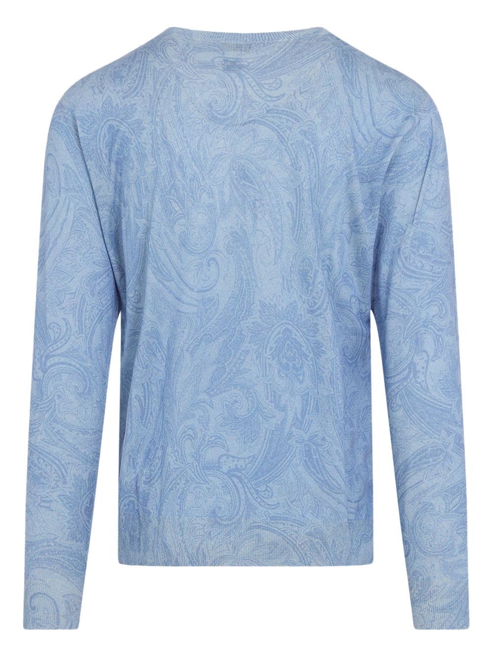 ETRO paisley-print sweater - Blauw