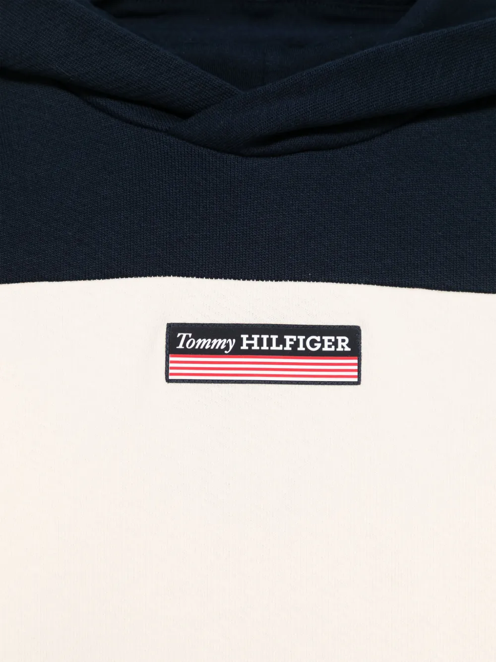 Tommy Hilfiger Junior Hoodie met logopatch Beige