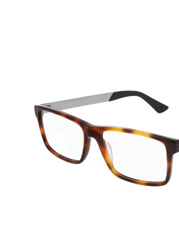 Gucci Eyewear クリア 眼鏡フレーム | レッド | FARFETCH JP