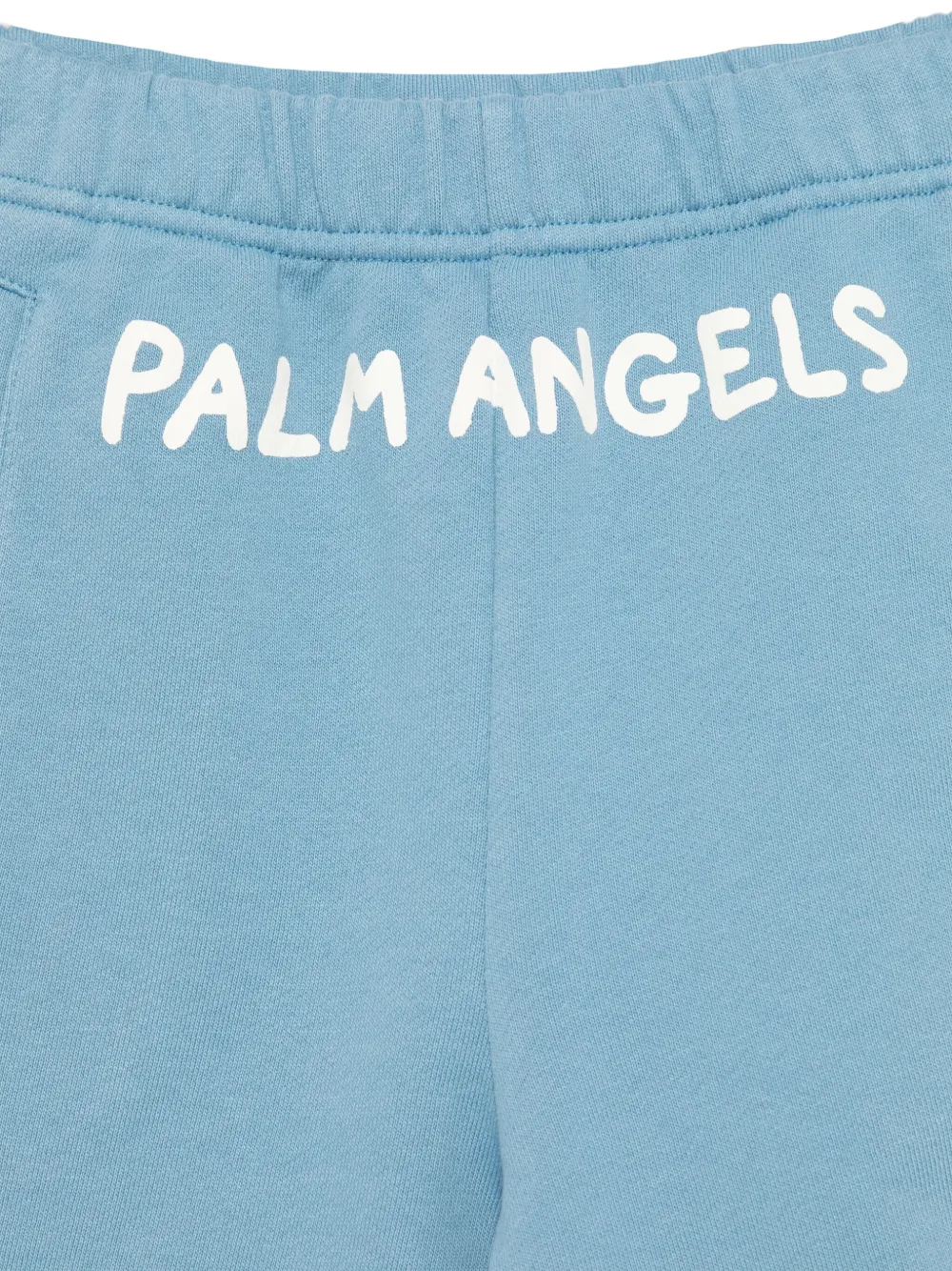 Palm Angels Kids Shorts met logoprint Blauw