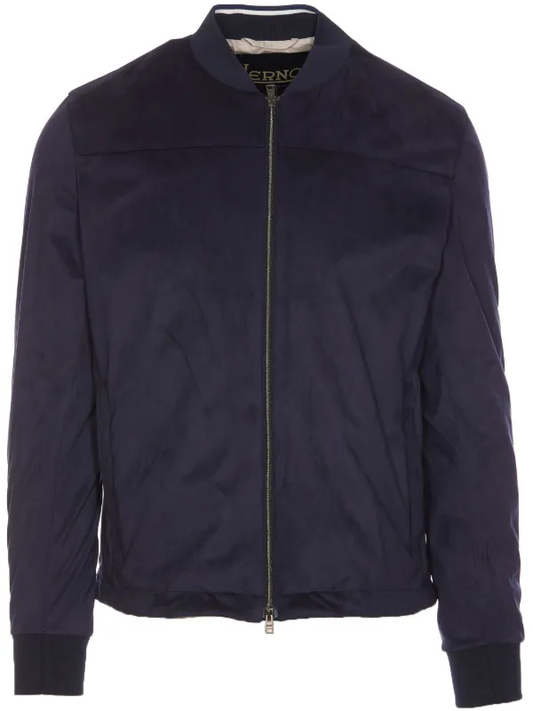 Herno Crew Neck Jacket | Blue | FARFETCH