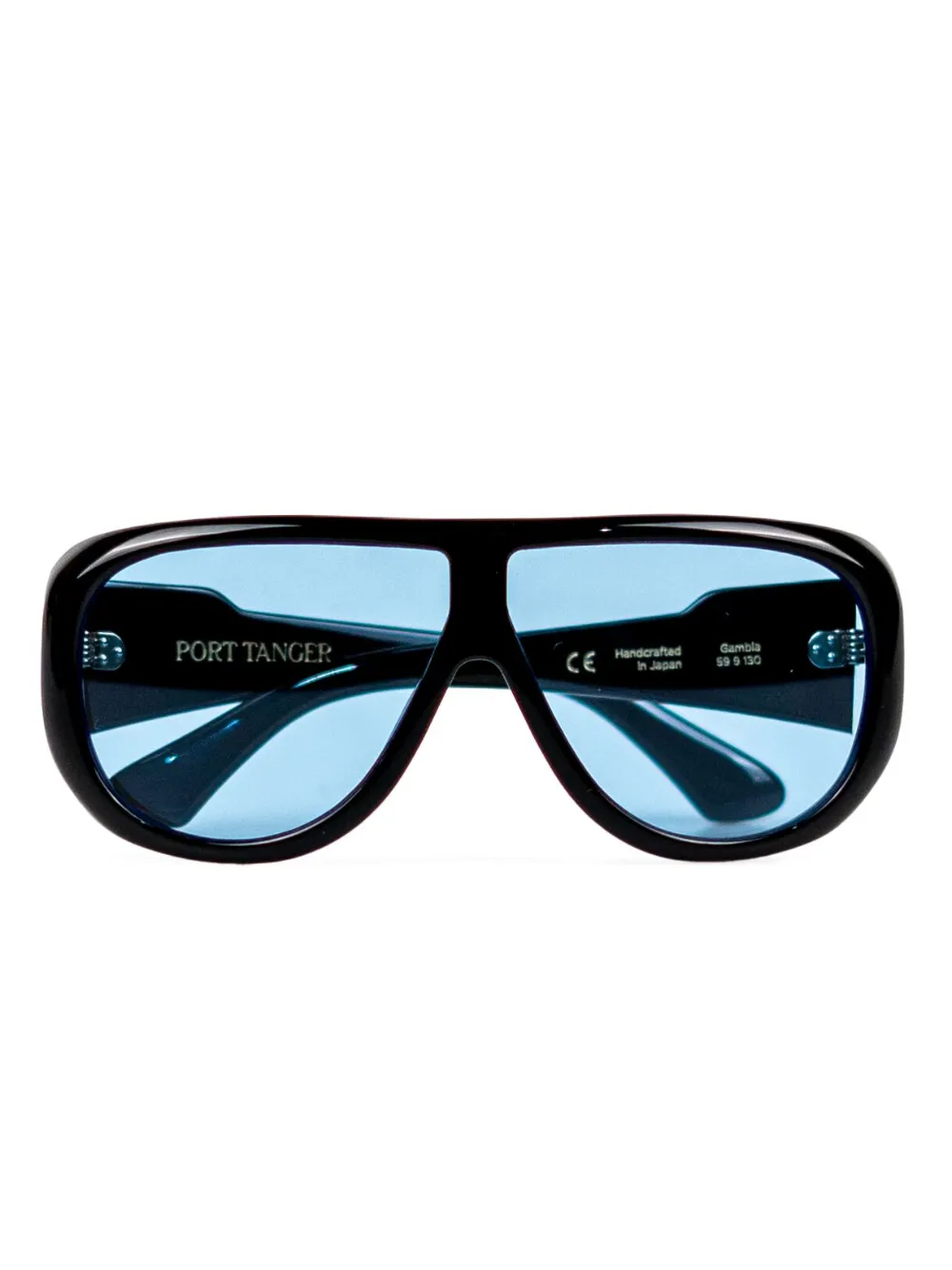 Port Tanger oversize-frame sunglasses | Black | Image 1