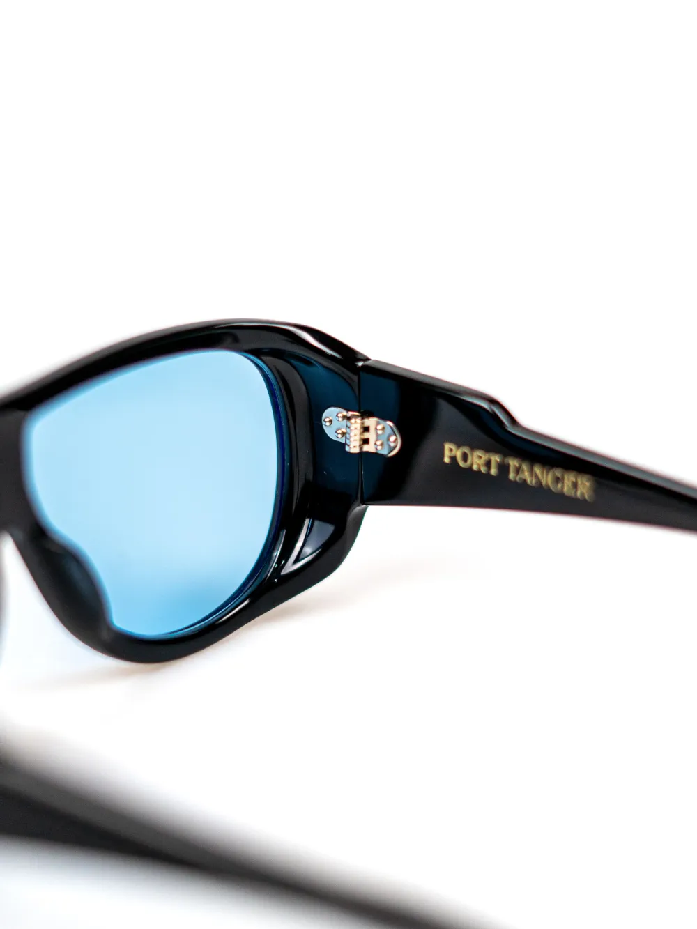 Port Tanger Zonnebril met oversized montuur Zwart