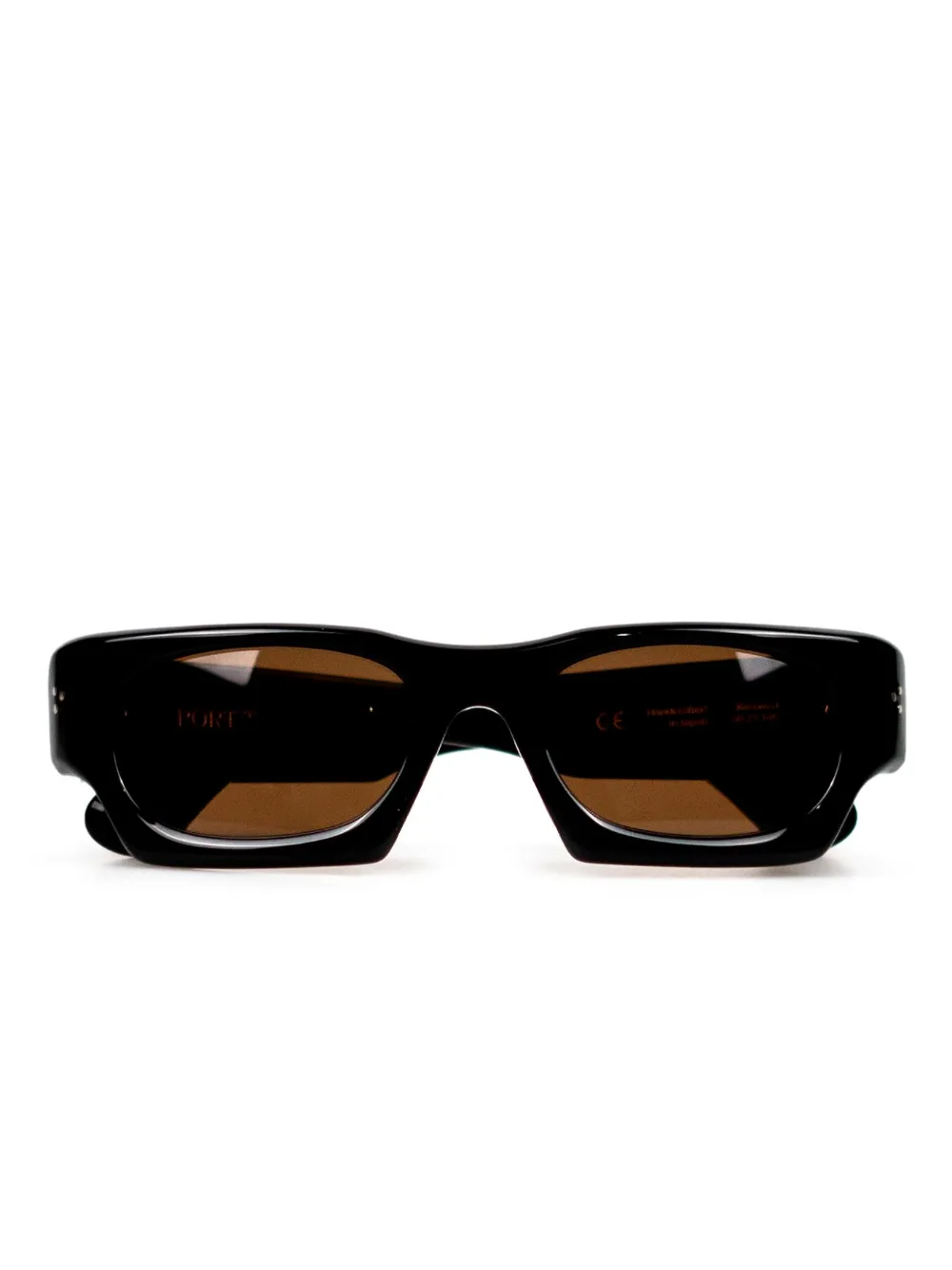 Port Tanger geometric-frame sunglasses | Black | Image 1