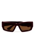 Port Tanger square-frame sunglasses - Red