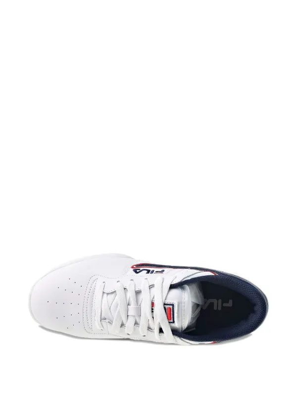 Fila Original Fitness Offset "White/Navy/Red" Sneakers | White | FARFETCH