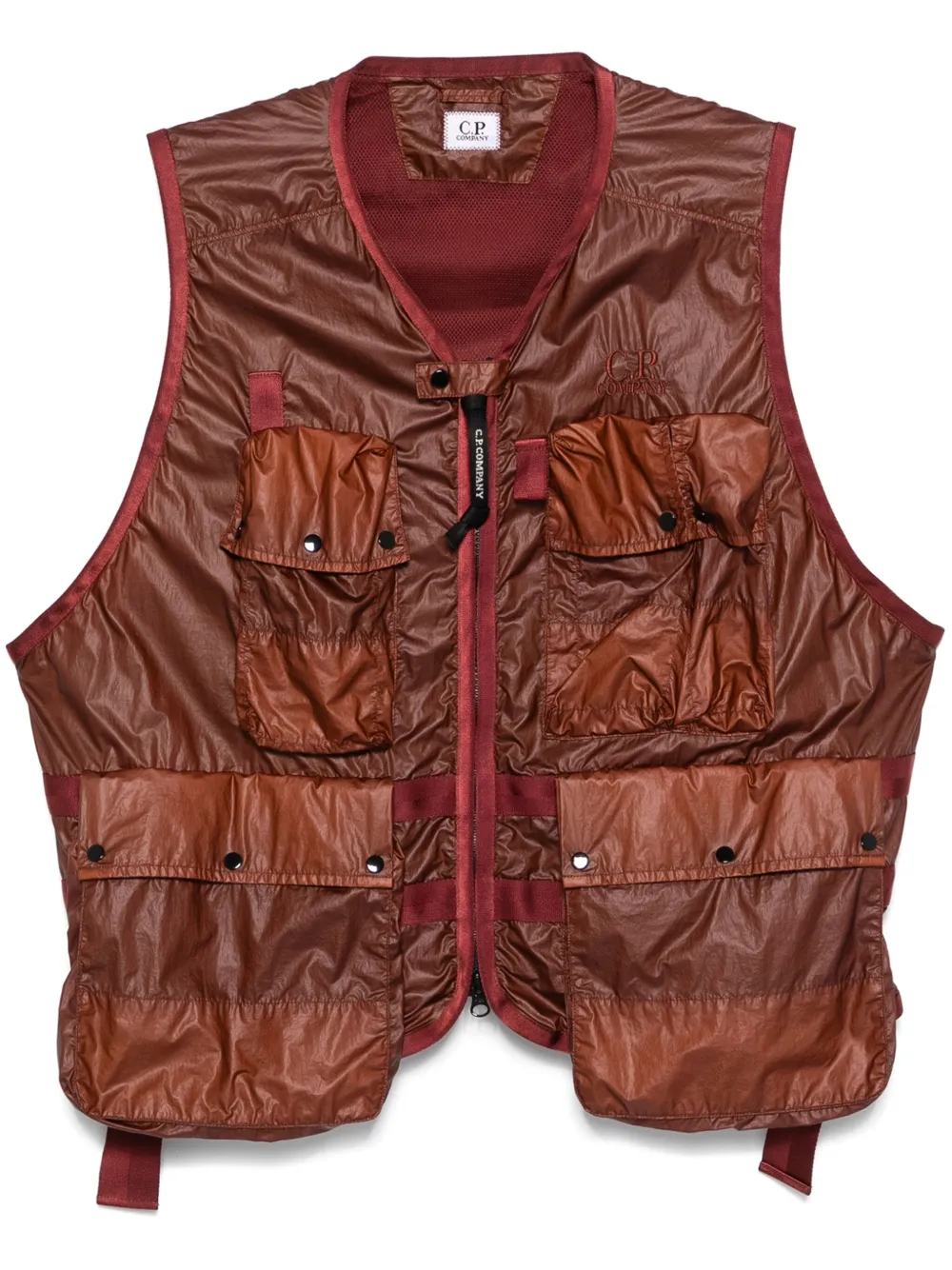 C.P. Company chaleco con botones | marrón | Image 1