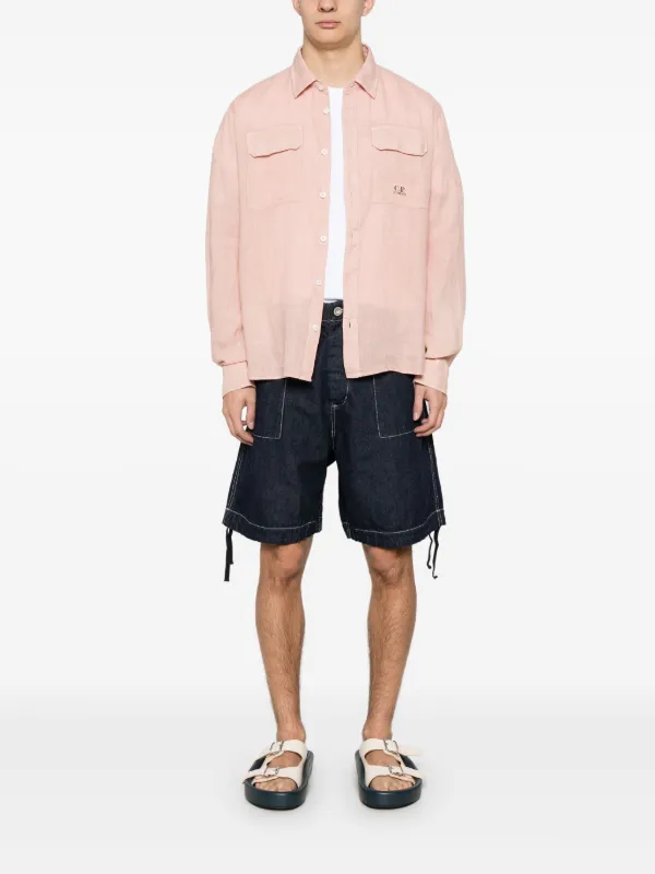 C.P. Company リネンシャツ | ピンク | FARFETCH JP