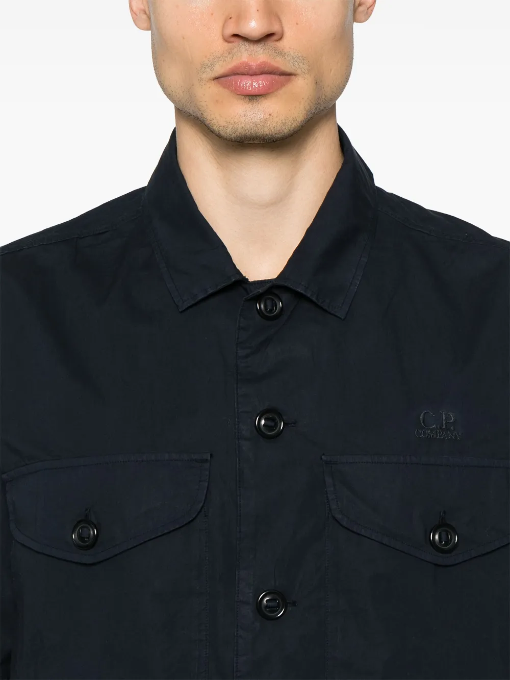 C.P. Company Katoenen overhemd Blauw