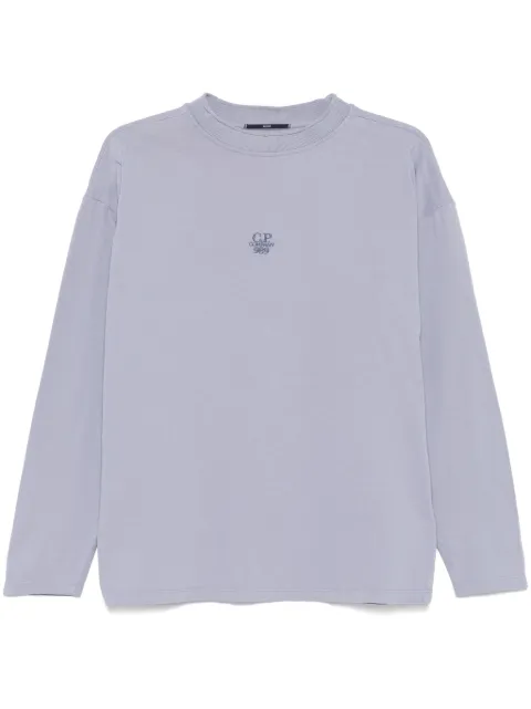 C.P. Company logo-embroidered T-shirt