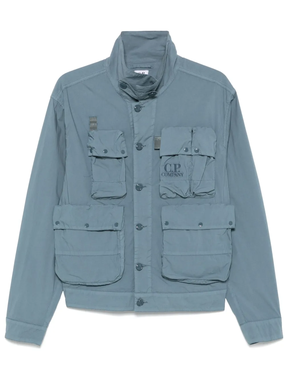 Shop C.p. Company 50 Fili Jacket In Blau