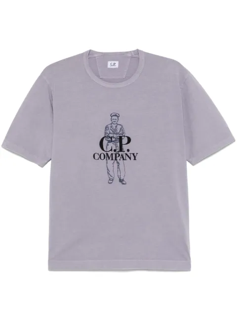 C.P. Company t-shirt à logo brodé