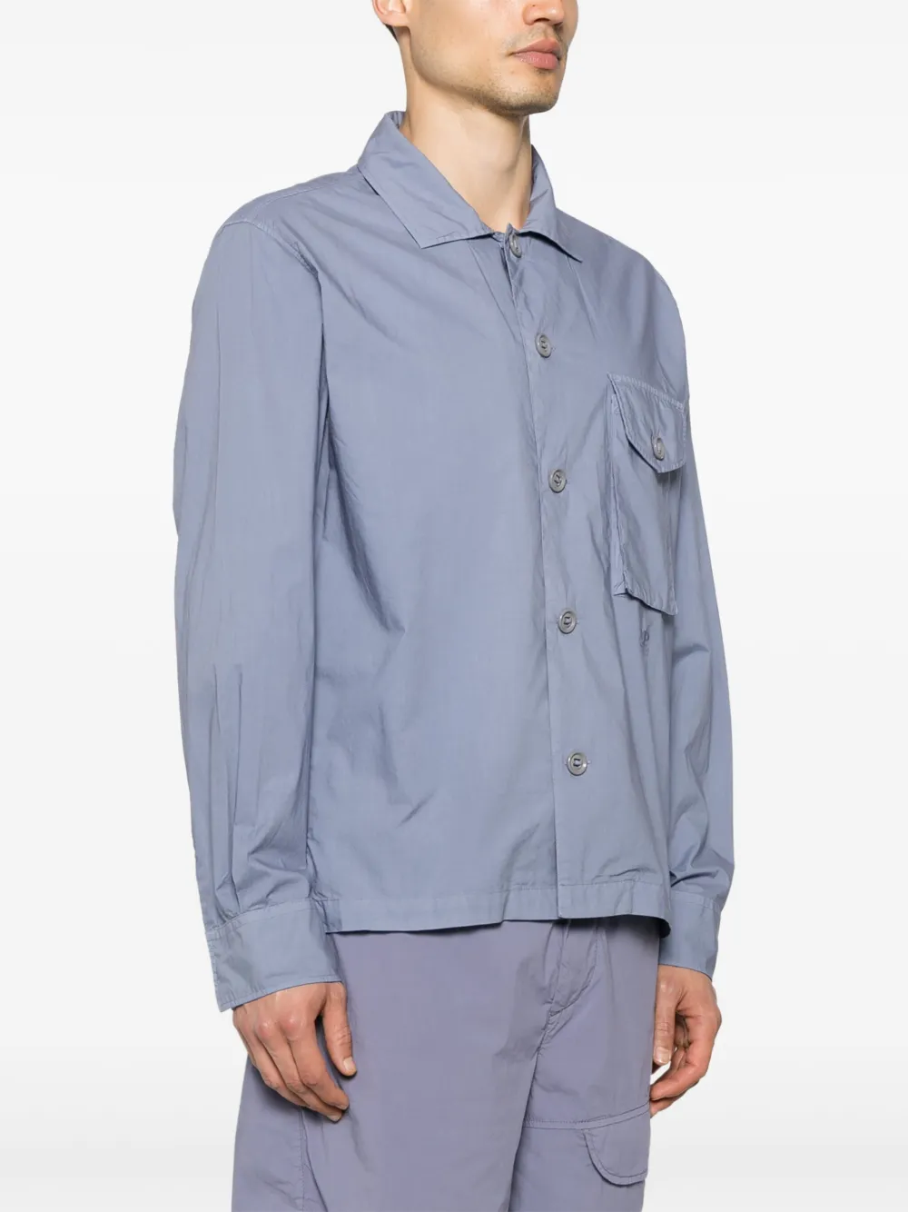 C.P. Company Katoenen overhemd Blauw