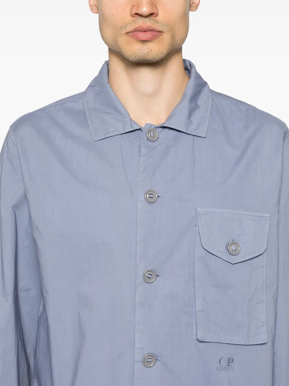 C.P. Company Katoenen overhemd Blauw