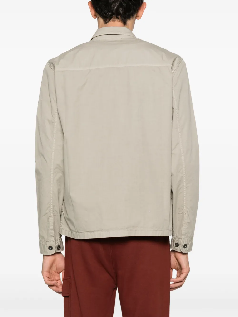 C.P. Company Gabardine overhemd Grijs