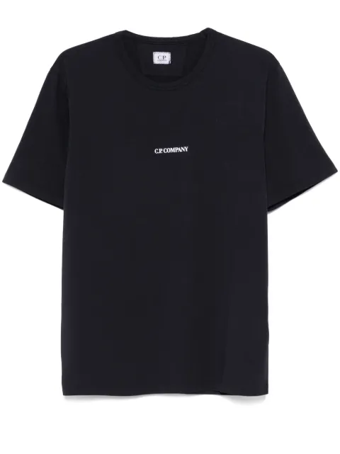 C.P. Company playera con logo estampado