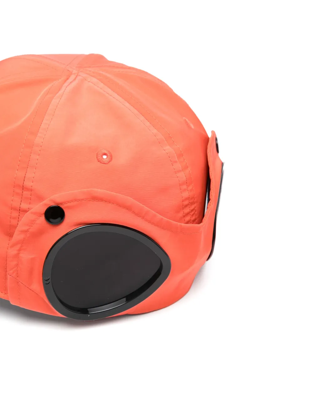 c.p.company C.P. Company Honkbalpet met goggle - Oranje