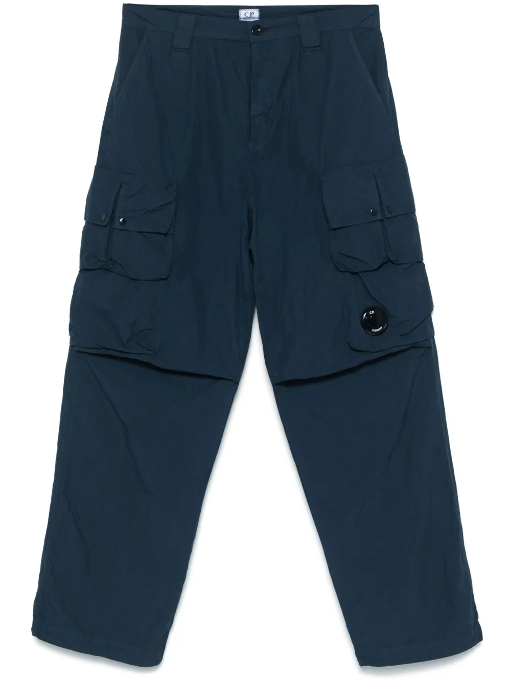 Lens-detail cargo trousers