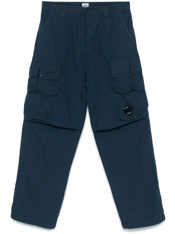【極美品】C.P. Company レンズ付 ナイロンカーゴパンツ C.P. Company レンズディテール カーゴパンツ | ブルー | FARFETCH JP