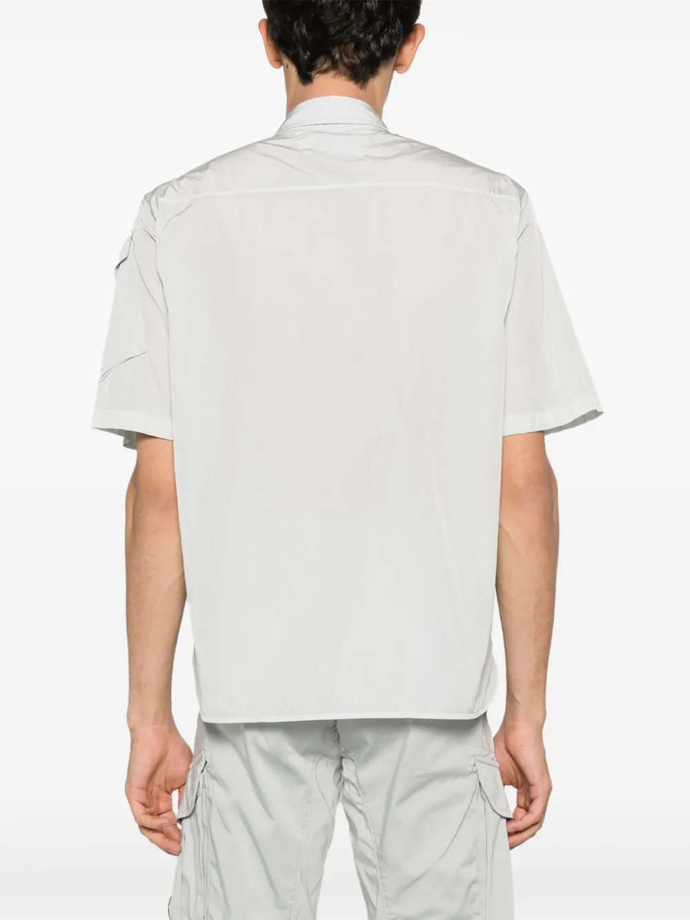 C.P. Company Shirtjack met lens-detail Blauw