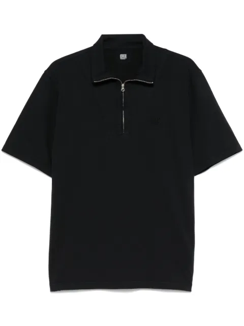 C.P. Company playera tipo polo con logo bordado