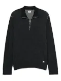C.P. Company logo-patch pullover - Blue