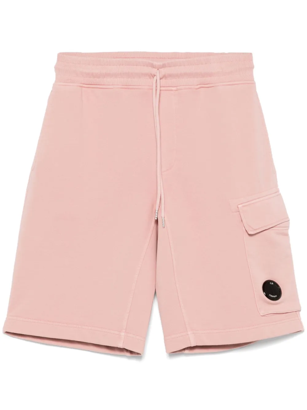 C.P. Company Trainingsshorts met Lens-detail Roze