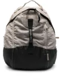 C.P. Company logo-strap backpack - Grey