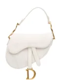 Christian Dior Pre-Owned 2020 Mini Oblique Saddle satchel - White