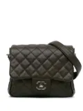 CHANEL Pre-Owned 2016-2017 CC Quilted Caviar crossbody bag - Brown