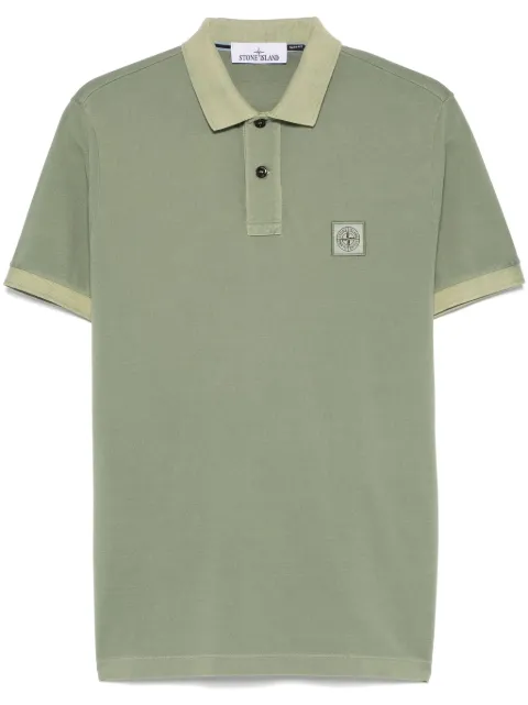 Stone Island Compass-patch polo shirt 