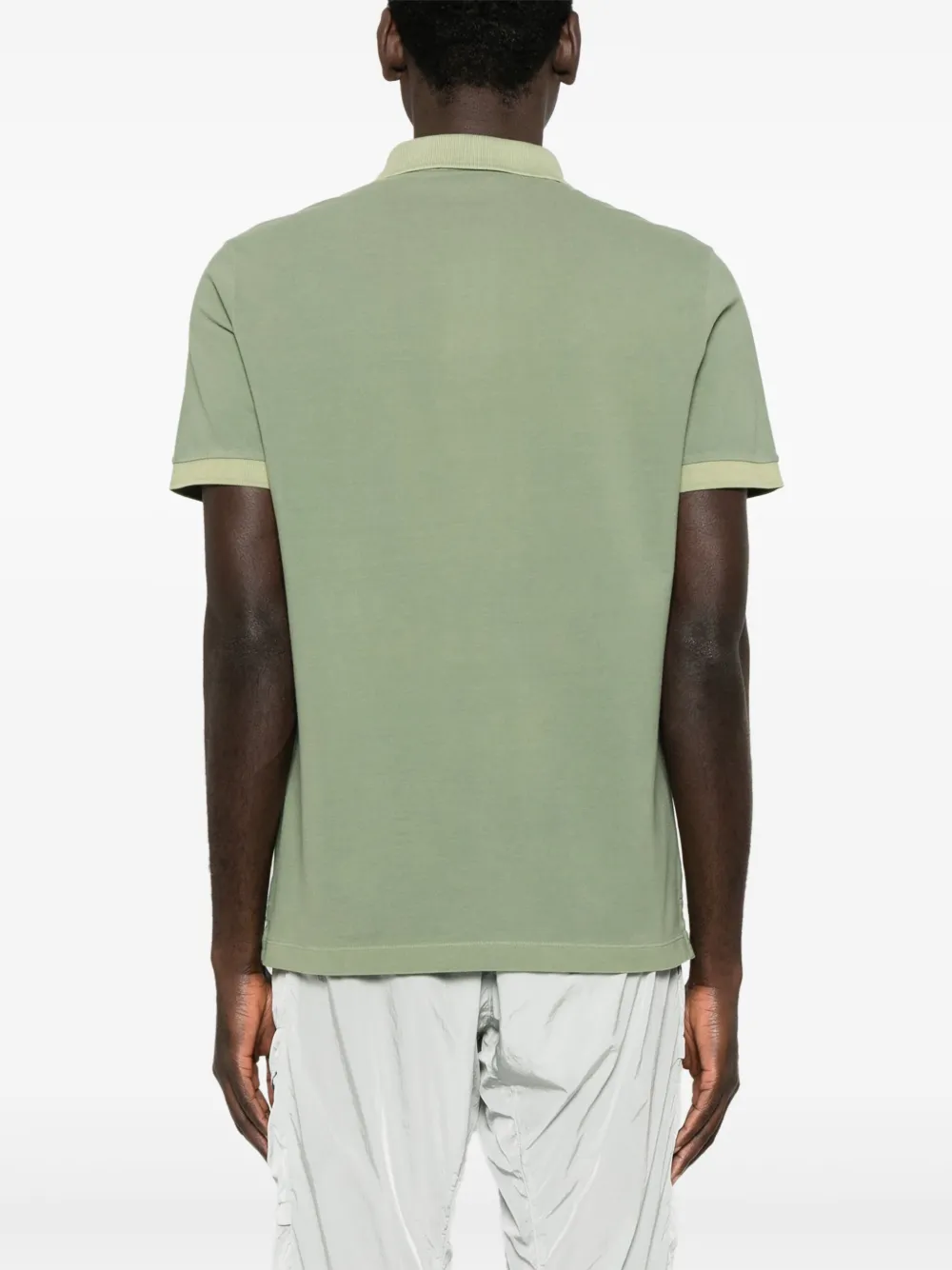 Stone Island Poloshirt met Compass-logopatch Groen