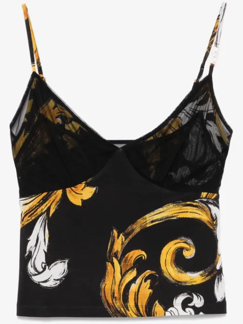 Versace Jeans Couture Barocco mesh top